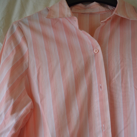 Pink Striped Button Down - Picture 3 of 5
